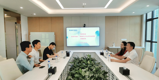 珠海市委辦、珠海上市公司協(xié)會(huì)領(lǐng)導(dǎo)蒞臨博杰股份參觀指導(dǎo)